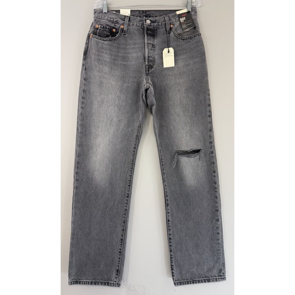 Denim - Levi's Premium 501 90's Jean Women's 29x32 Straight Leg Mid Rise Modern Big E